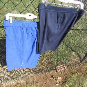 2 pairs of blue shorts